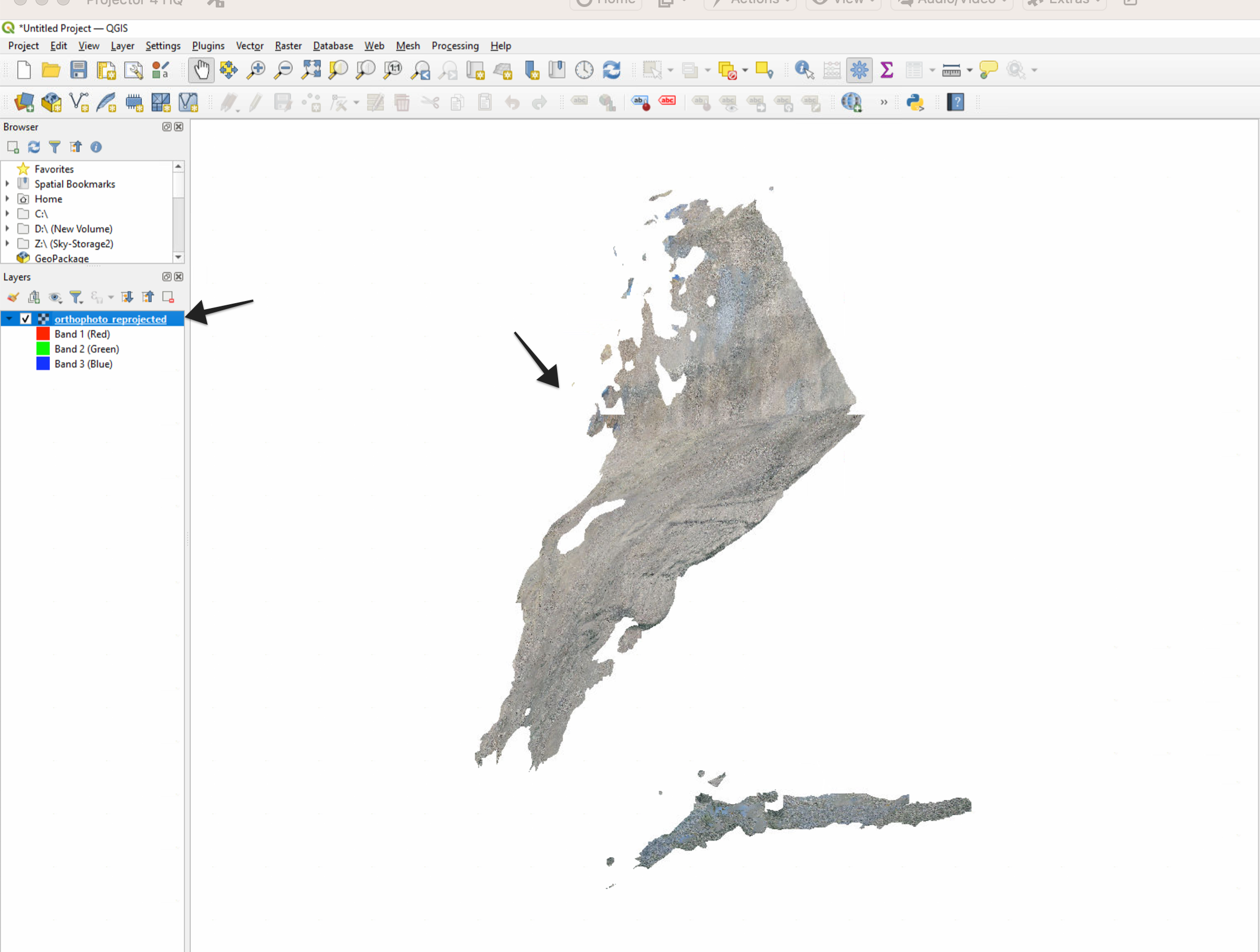 FAQ How To Check Raster Data Coordinate Reference Systems Using QGIS Skycatch Support Center